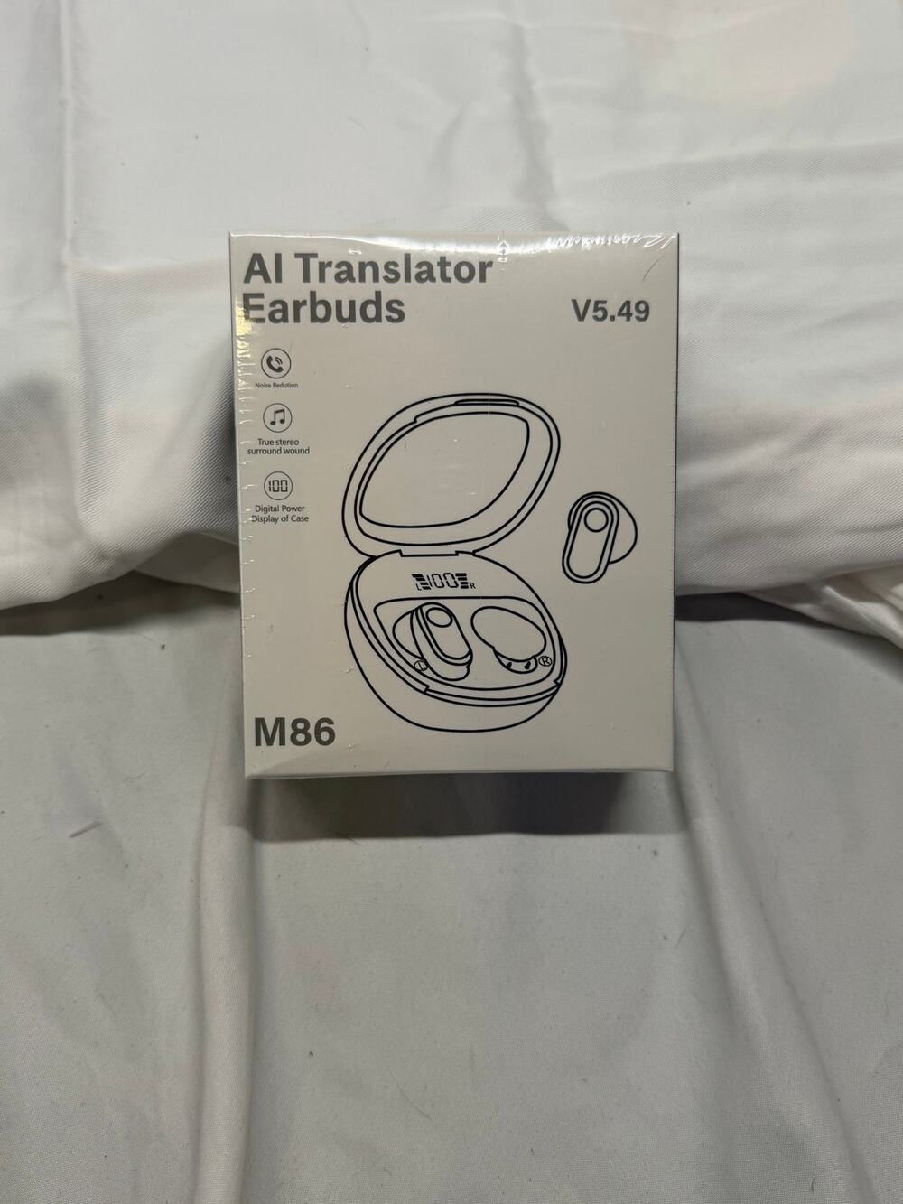 NIB AI Language Translator Open Ear Air Conduction Earbuds PS200